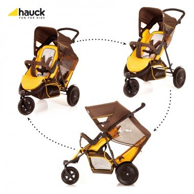 Hauck FreeRider Tandem-BrownYellow