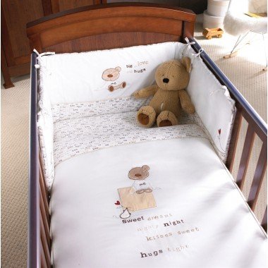 Izziwotnot Vincent Cot/Cot Bed Quilt-White | Tot Gear | Baby Shopping ...